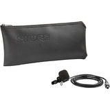 Shure WL185MB/S-LM3 Cardioid Condenser Lavalier w/ LEMO Termination Black