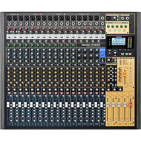 TASCAM Model 2400 24-Channel Multitrack Recorder and Mixer With TH-300X Headphones