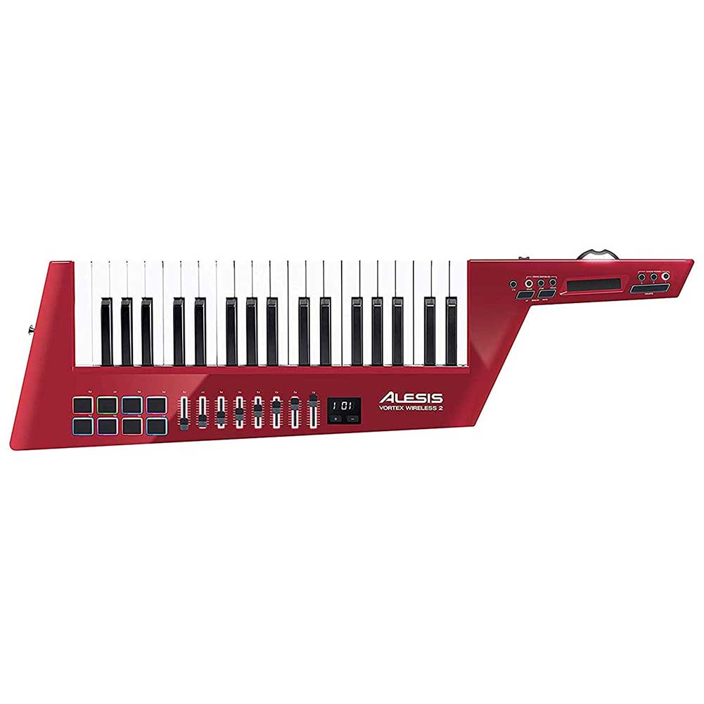 Alesis Vortex Wireless 2 Limited Edition Red Wireless USB-Midi Keytar –  Royelite