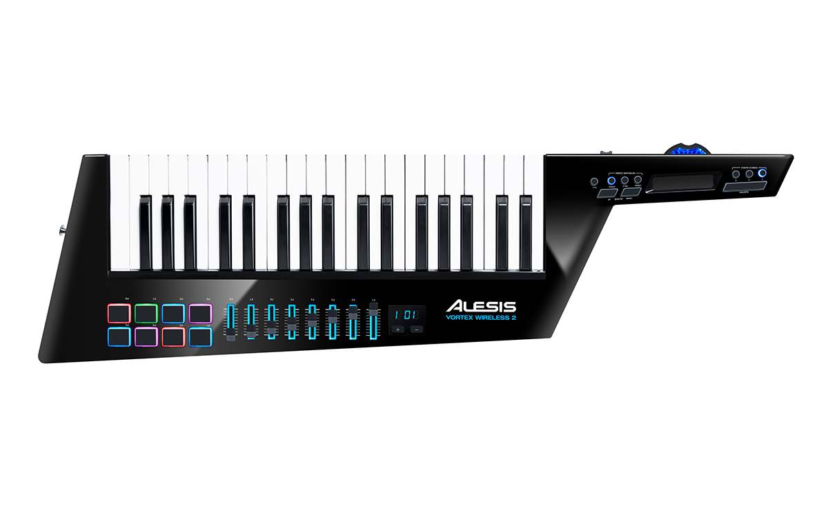 ALESIS VORTEX WIRELESS 2 WIRELESS USB-MIDI KEYTAR CONTROLLER