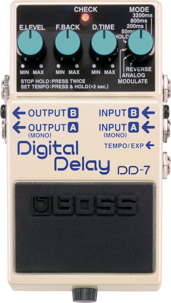 BOSS DD-7 DIGITAL DELAY PEDAL