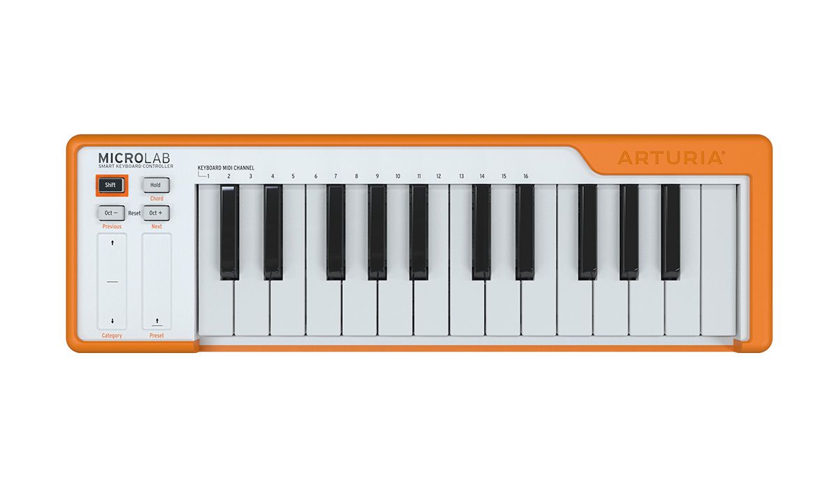 ARTURIA MICROLAB ORANGE 25 KEY USB MIDI KEYBOARD CONTROLLER