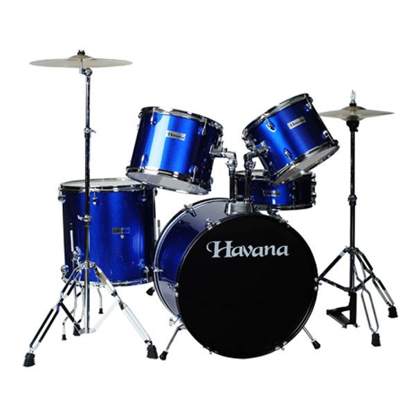 HAVANA HV-522 BL 5PCS ACOUSTIC DRUM KIT - BLUE