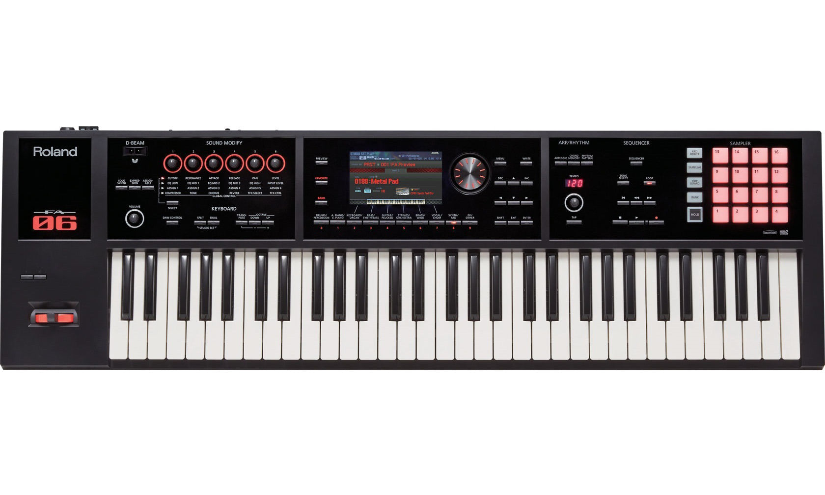 Roland FA-06 ローランド　Music Workstation Roland FA-06 61-Key Music Workstation Keyboard | TMW