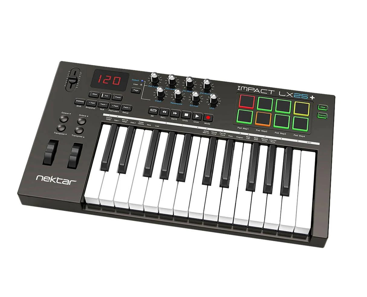 NEKTAR IMPACT LX25+ MIDI CONTROLLER KEYBOARD