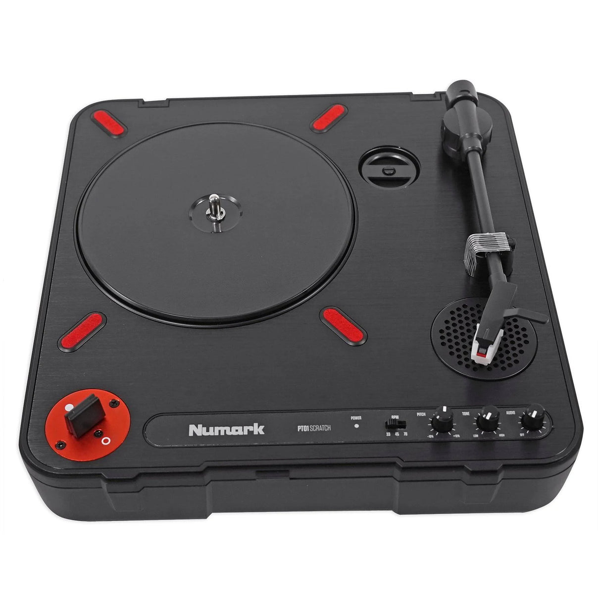 Numark PT01 Scratch Portable Turntable With DJ Scratch Switch