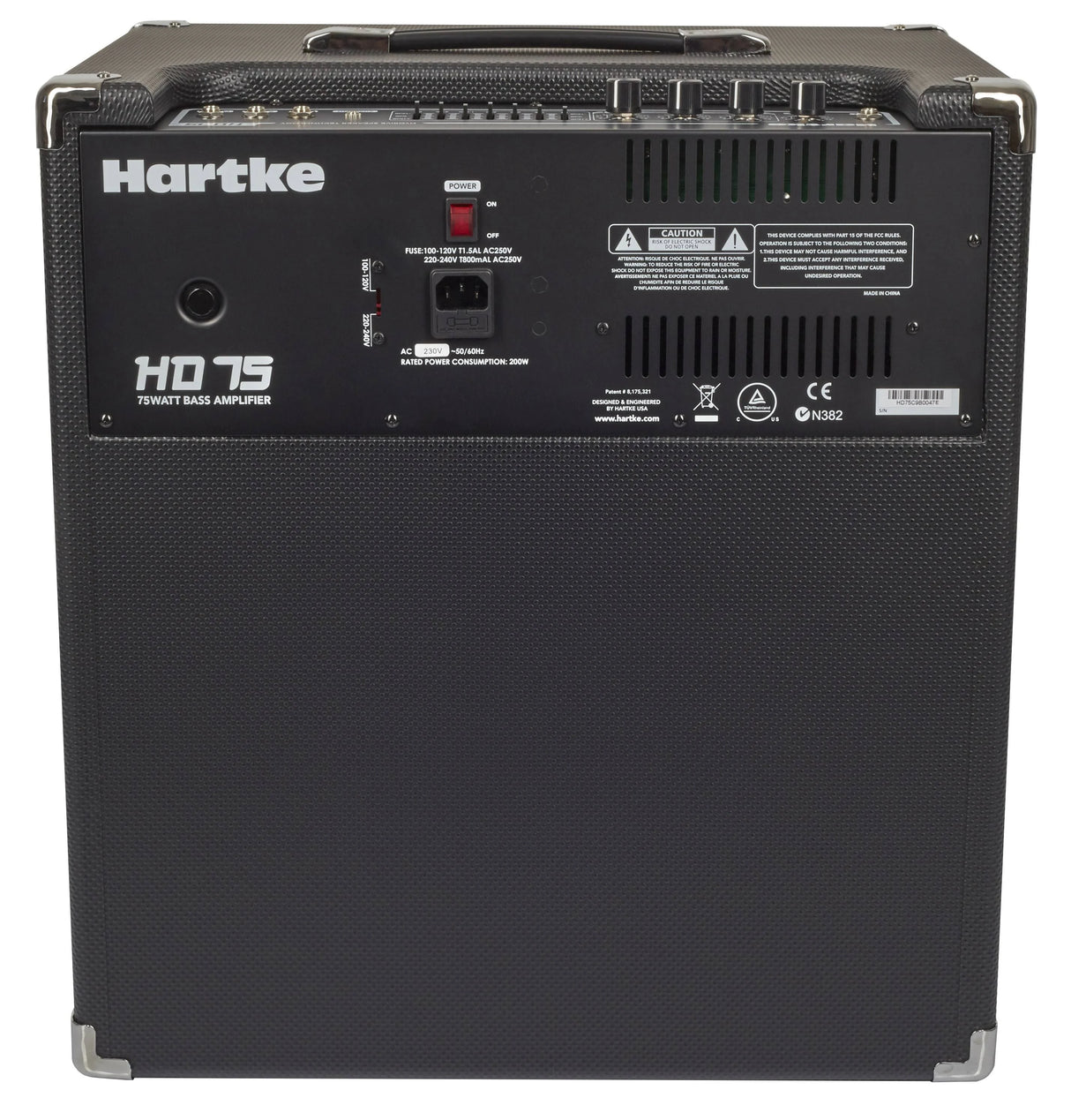 HARTKE HD75 BASS COMBO AMPLIFIER