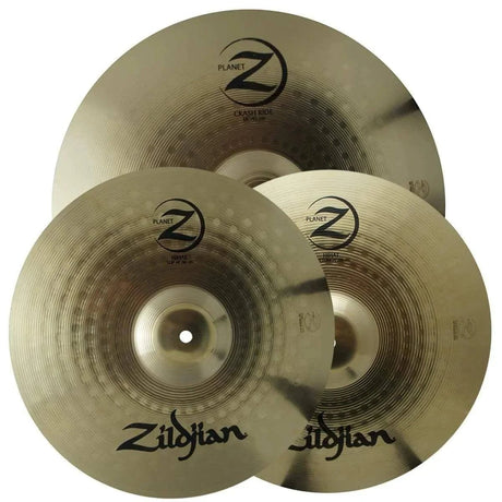 ZILDJIAN PLZ1418 PLANET Z 3 PACK CYMBAL SET