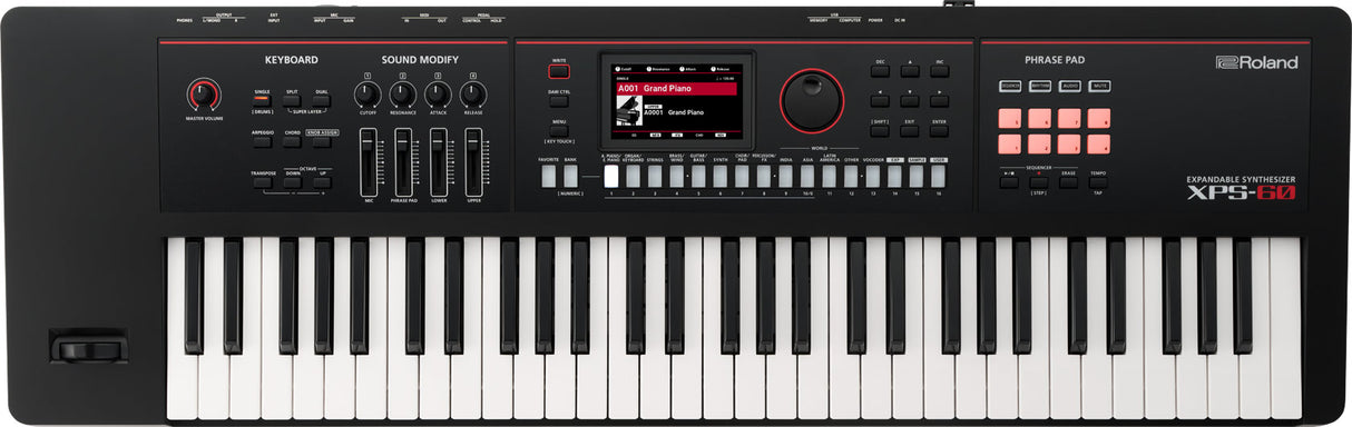 Roland XPS-60 Expandable Synthesizer Professional Performance Keyboard With Free Indian Tones And Loops