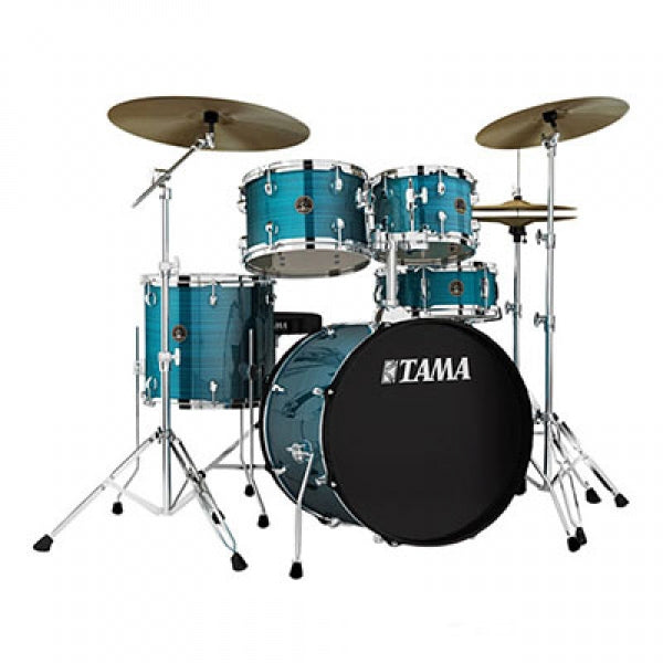 TAMA RHYTHM MATE RM50YH5 5-PCS ACOUSTIC DRUM KIT - HAIRLINE BLUE