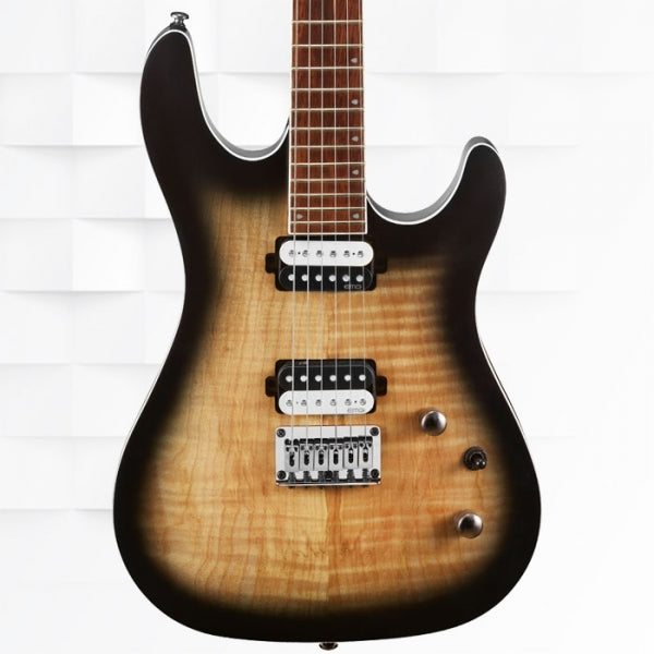 CORT KX300 OPRB 6-STRING ELECTRIC GUITAR WITH GIG BAG - OPEN PORE RAW BURST