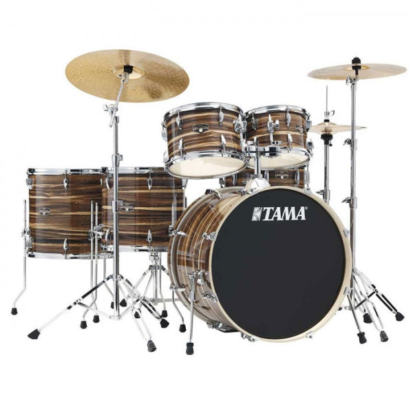 TAMA IMPERIALSTAR IE62KH6W-CTW 6-PIECE ACOUSTIC DRUM KIT - COFFEE TEAK WRAP