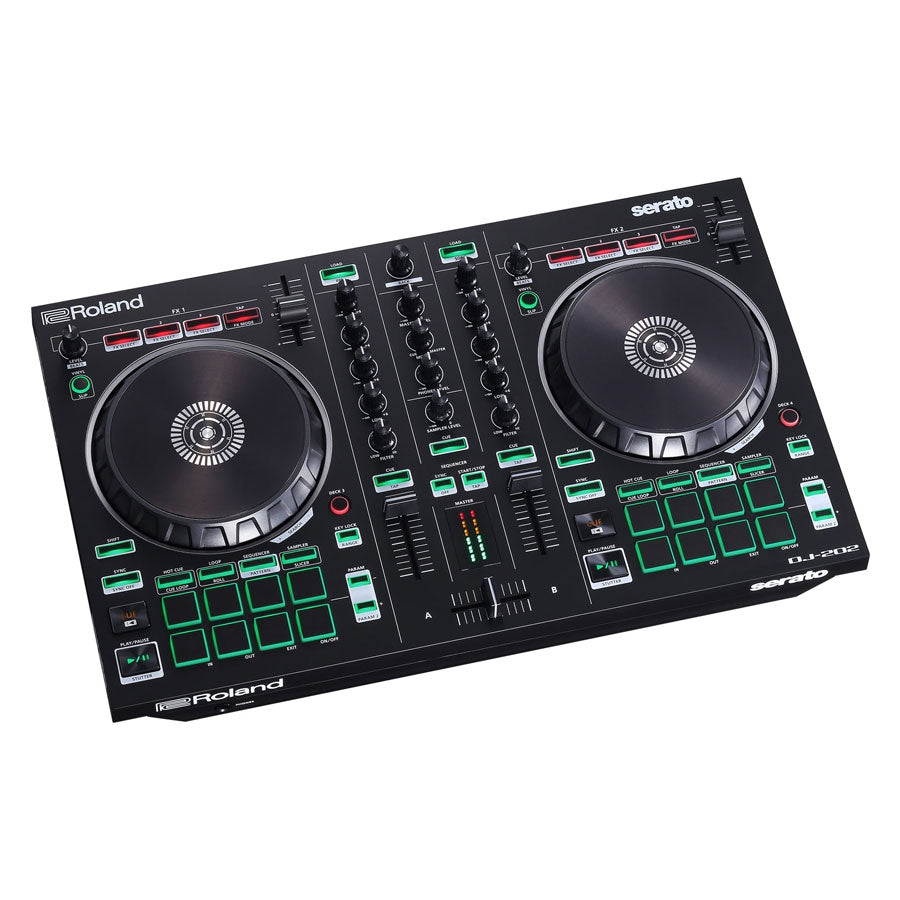 Roland DJ-202 Two-Channel Four-Deck DJ Controller