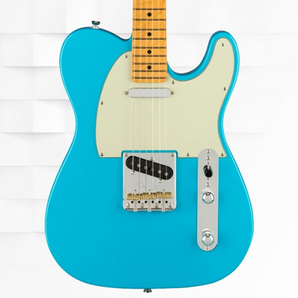 FENDER AMERICAN PROFESSIONAL II TELECASTER MAPLE FINGERBOARD ELECTRIC GUITAR 0113942719 - MIAMI BLUE