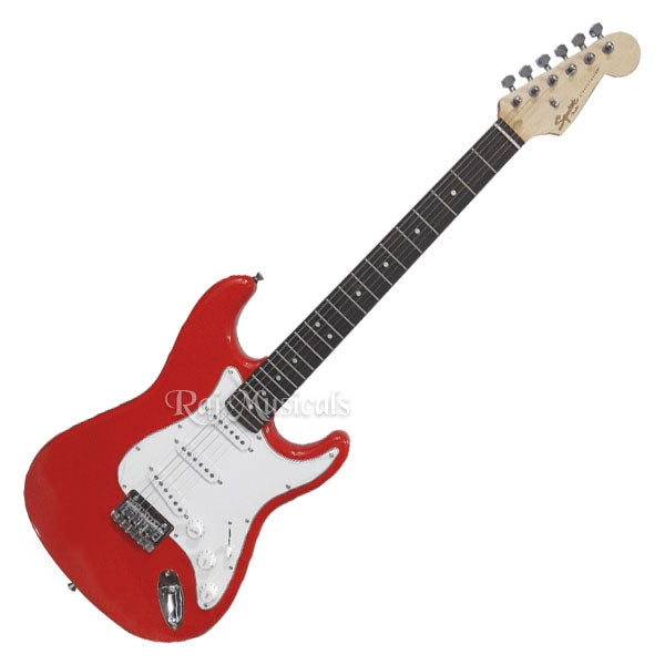 FENDER SQUIER MM STRATOCASTER ELECTRIC GUITAR - RED