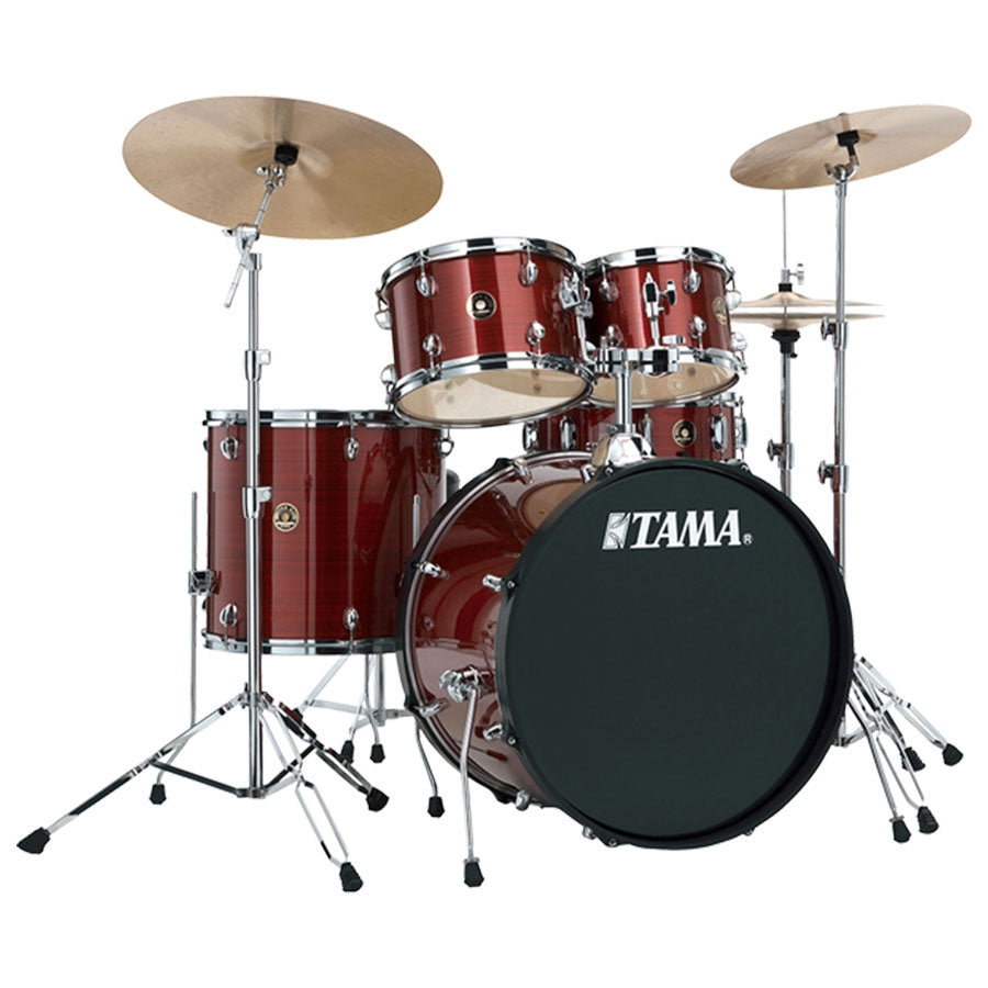 Tama Rhythm Mate 5-Pcs Acoustic Drum Kit RM52KH5 - Red Stream