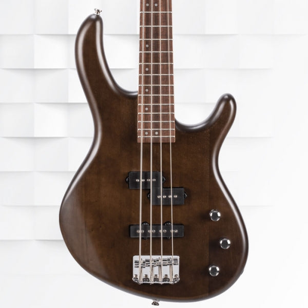 Cort Action PJ OPW 4-String Bass Guitar - Open Pore Walnut