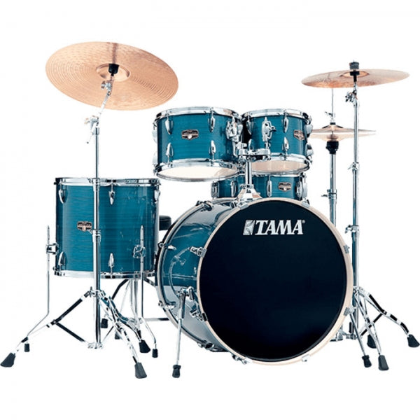 Tama Imperialstar IP52H6W HLB 5-Pieces Acoustic Drum Kit-Hairline Blue