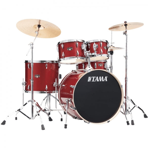 Tama Imperialstar IP52H6W BRM 5-Pieces Acoustic Drum Kit-Burnt Red Mist