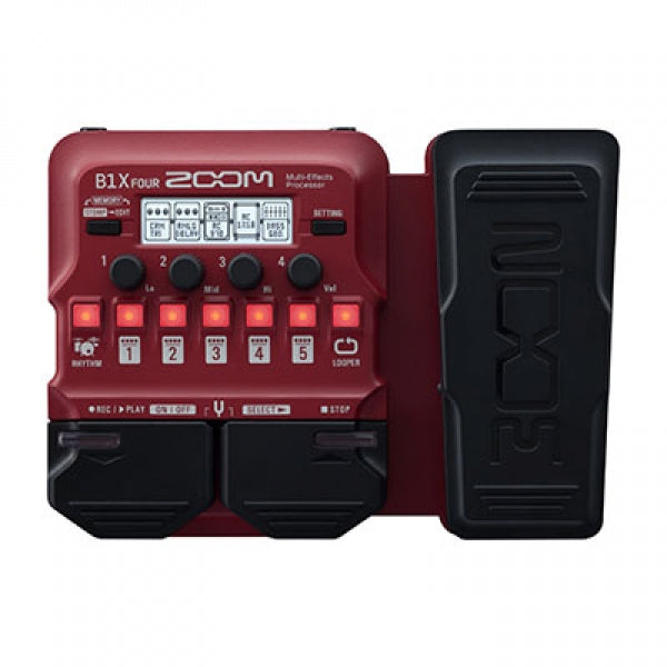 ZOOM B1X FOUR BASS MULTI-EFFECTS PEDAL