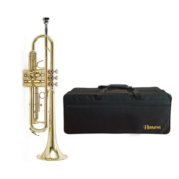 HAVANA M5210 TRUMPET GOLD LACQUER FINISH WITH CASE