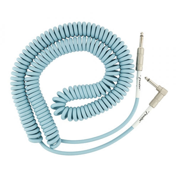 FENDER ORIGINAL SERIES COIL CABLE 30 FT DAPHNE BLUE