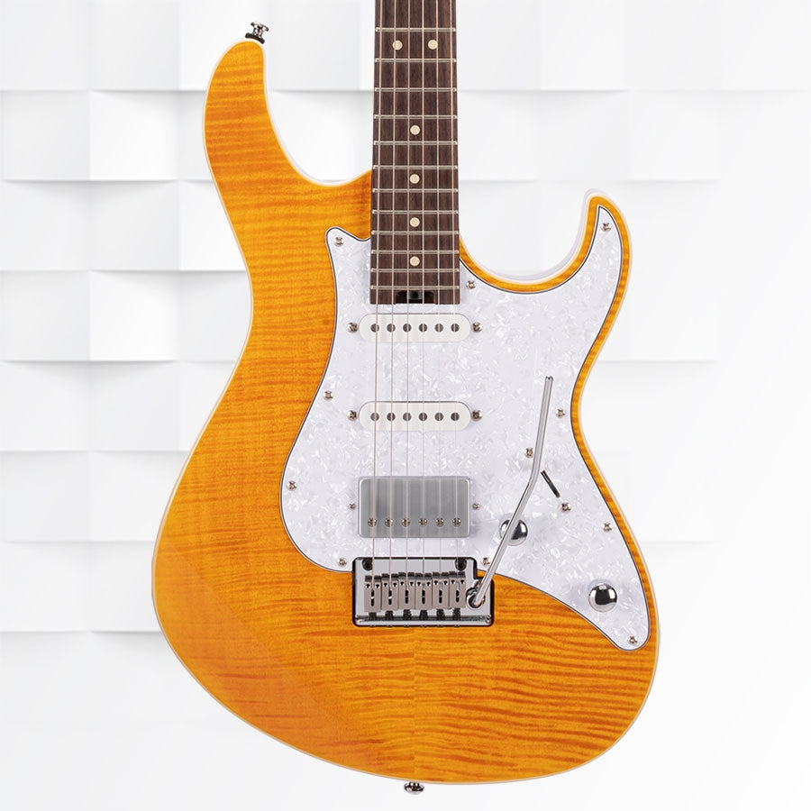 Cort G280 Select Flame Maple Top Electric Guitar -Amber