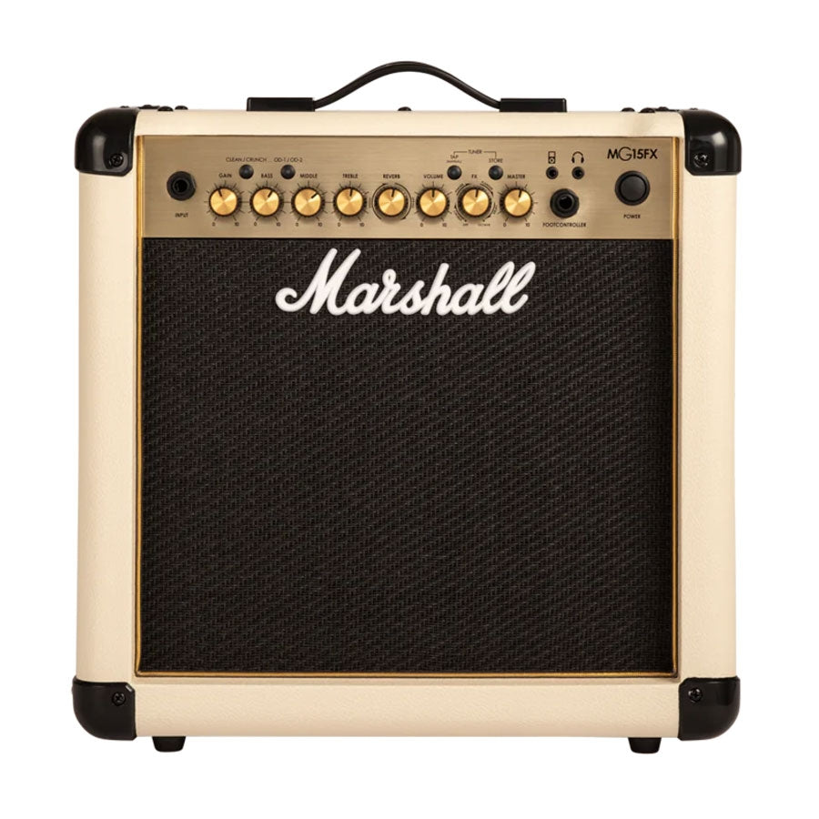 Marshall MG15GFXC 15-Watt Guitar Combo Amplifier With Effects - Cream