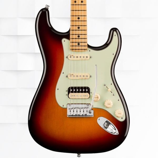 FENDER AMERICAN ULTRA STRATOCASTER HSS MAPLE FINGERBOARD ELECTRIC GUITAR WITH GIG BAG - ULTRABURST 0118022712