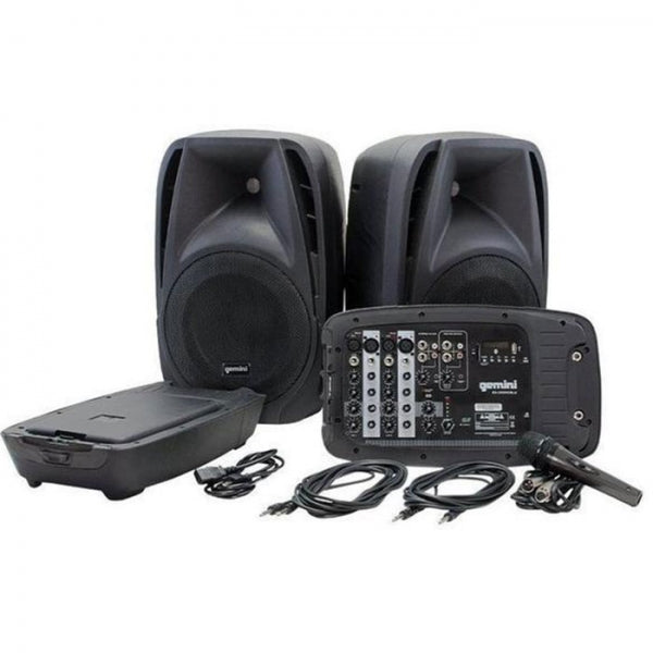 Gemini ES-210MXBLU Portable PA System