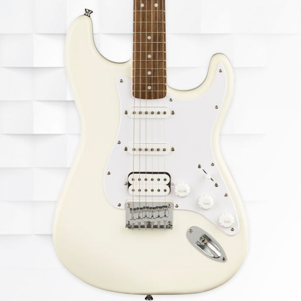 FENDER SQUIER BULLET STRATOCASTER HT HSS ELECTRIC GUITAR WITH GIG BAG - ARCTIC WHITE