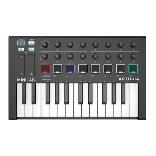 ARTURIA MINILAB MKII BLACK EDITION 25-KEY MIDI CONTROLLER