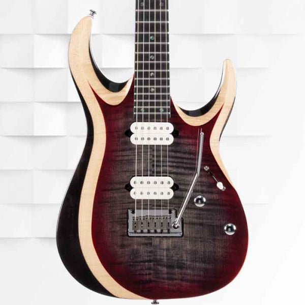 CORT X700 DUALITY II 6-STRING ELECTRIC GUITAR WITH BAG - LAVA BURST