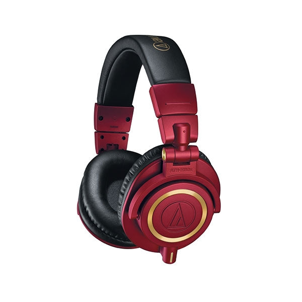 AUDIO-TECHNICA ATH-M50X RED LIMITED EDITION PROFESSIONAL MONITOR HEADPHONES