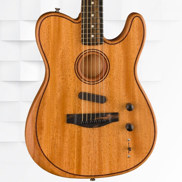 FENDER AMERICAN ACOUSTASONIC TELECASTER ACOUSTIC ELECTRIC-GUITAR 0972012122 - NATURAL