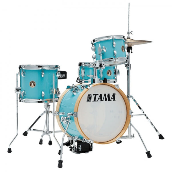 TAMA LJK44H4 AQB CLUB-JAM FLYER 4-PIECES ACOUSTIC DRUM KIT - AQUA BLUE