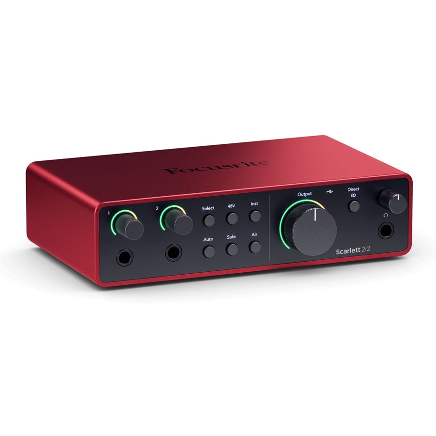 FOCUSRITE SCARLETT 2I2 4TH GENERATION 2-IN, 2-OUT USB AUDIO INTERFACE