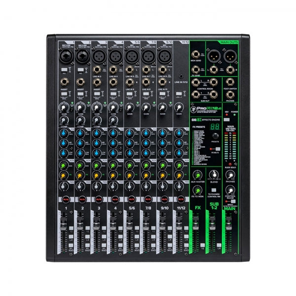 Mackie ProFX12v3 12-Channel Professional Analog Mixer With USB