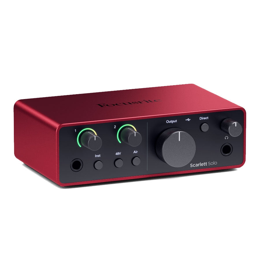 Focusrite Scarlett Solo 2-In, 2-Out Audio Interface 4th Generation