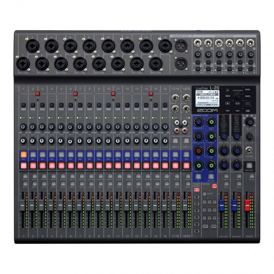 Zoom LiveTrak L-20 20-Channel Digital Mixer / Recorder