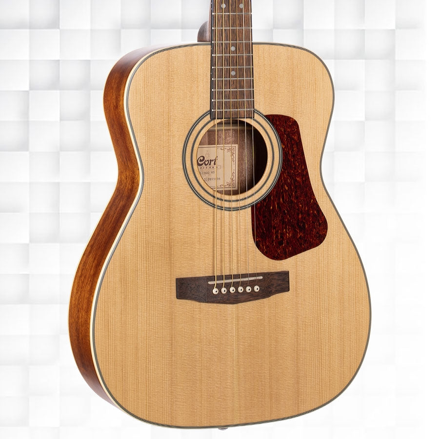 Cort L100C Luce Series Concert Acoustic Guitar - Natural Satin