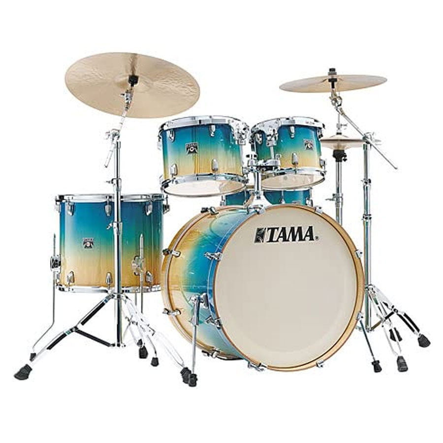 Tama Superstar Classic CL52KRSP-CLP 5-Piece Acoustic Drum Shell Pack - Caribbean Lacebark Pine Fade