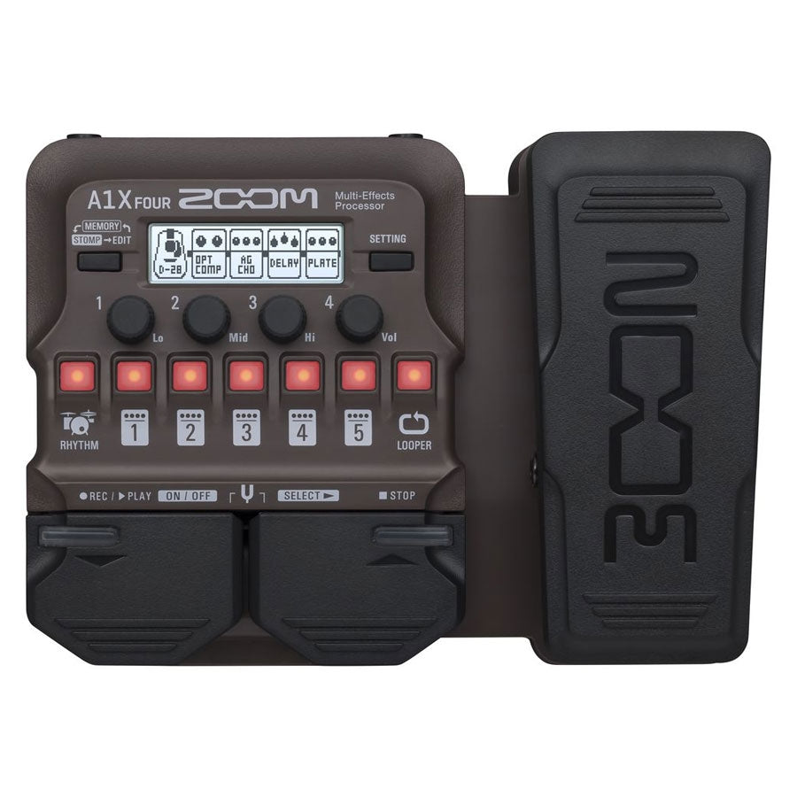 ZOOM A1X FOUR ACOUSTIC MULTI-EFFECTS PROCESSOR WITH EXPRESSION PEDAL