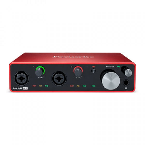 FOCUSRITE SCARLETT 4I4 3RD GENERATION USB AUDIO INTERFACE