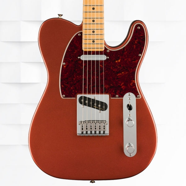 Fender Player Plus Telecaster Maple Fingerboard Electric Guitar With Bag - Aged Candy Apple Red 0147332370