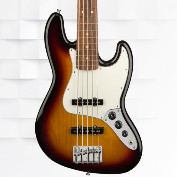 FENDER PLAYER JAZZ BASS V 3-TS 5-STRING BASS GUITAR - 3-COLOR SUNBURST 0149953500