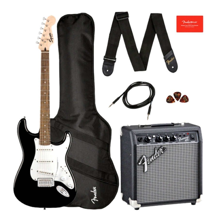 FENDER SQUIER STRATOCASTER ELECTRIC GUITAR PACK 0371823606 - BLACK