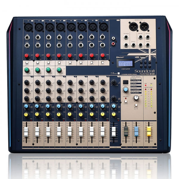 SOUNDCRAFT NANO M12BT 12-CHANNEL COMPACT ANALOG MIXER WITH BLUETOOTH