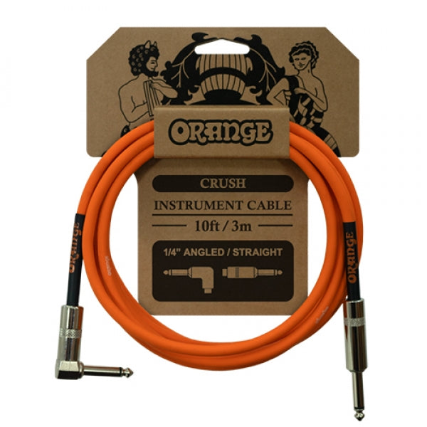 ORANGE CA035 CRUSH 10FT-3M ANGLED TO STRAIGHT INSTRUMENT CABLE