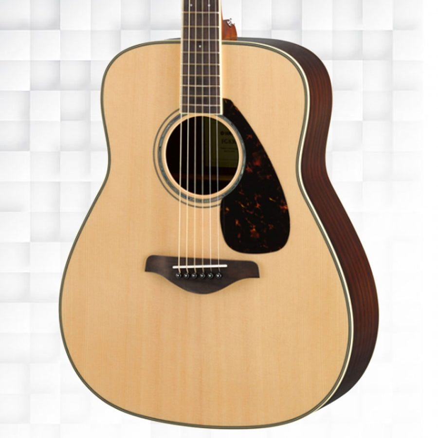 Yamaha FG830 Solid Top Folk Acoustic Guitar-Natural